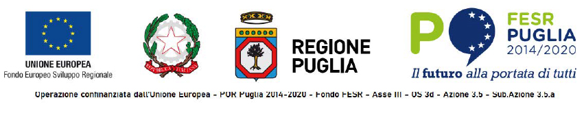 Operazione cofinanziata dall'Unione Europea — POR Puglia FESR 2014-2020 — Regione Puglia